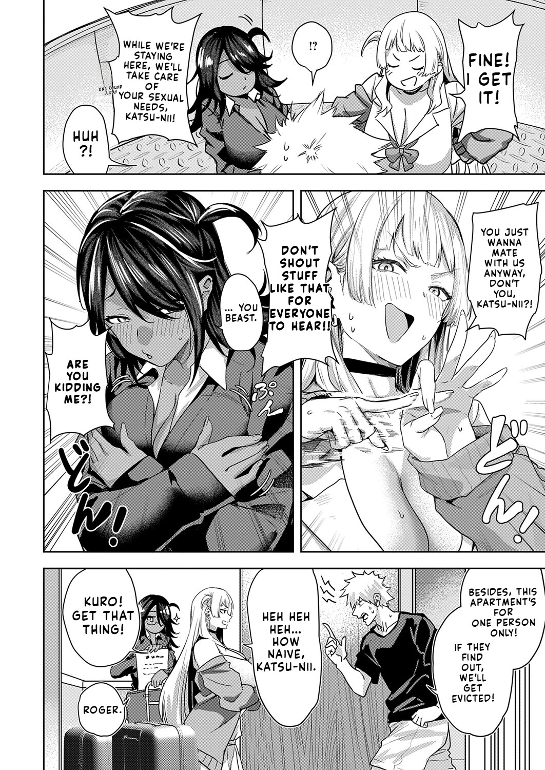 Hentai Manga Comic-Black and White Pet Gals-Read-6